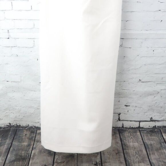 ZARA WHITE STRAPLESS BODYCON MAXI DRESS SIZE XS - Picture 8 of 13